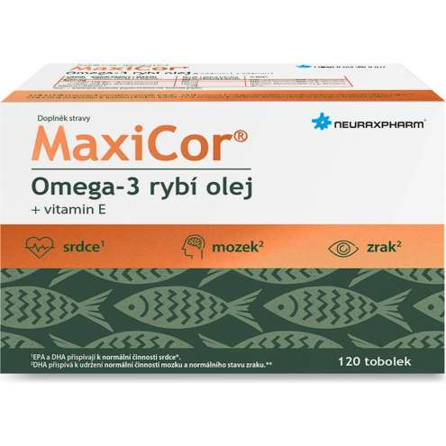 MaxiCor Omega-3 120 tablets